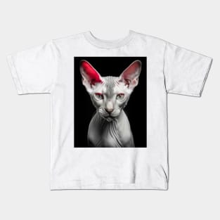 Bold Elegance: Sphynx Cat Charm, Sphynx cat-inspired Kids T-Shirt